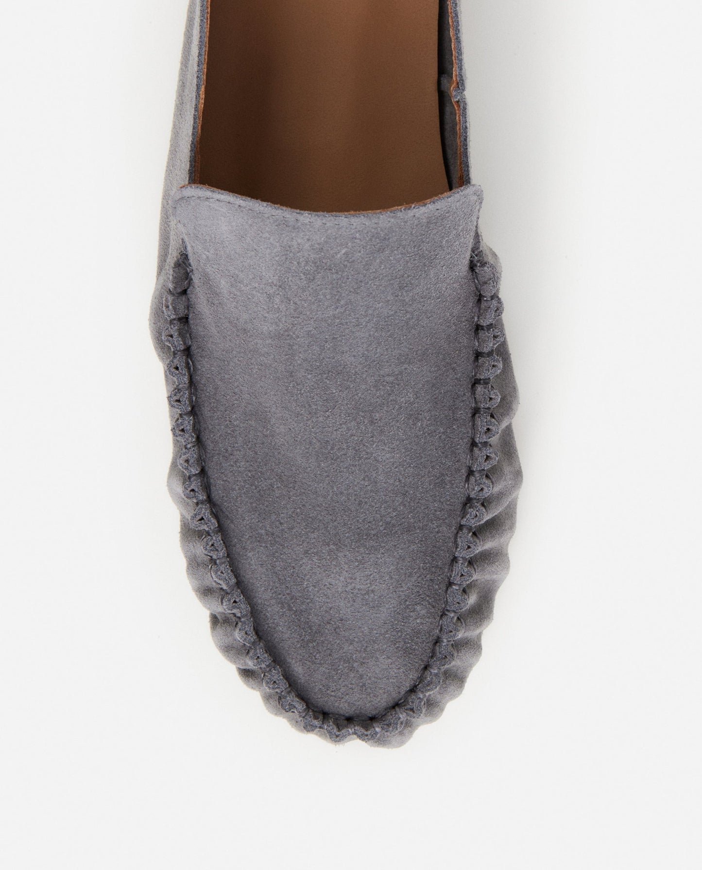 Bon Bon Suede Pearl Grey