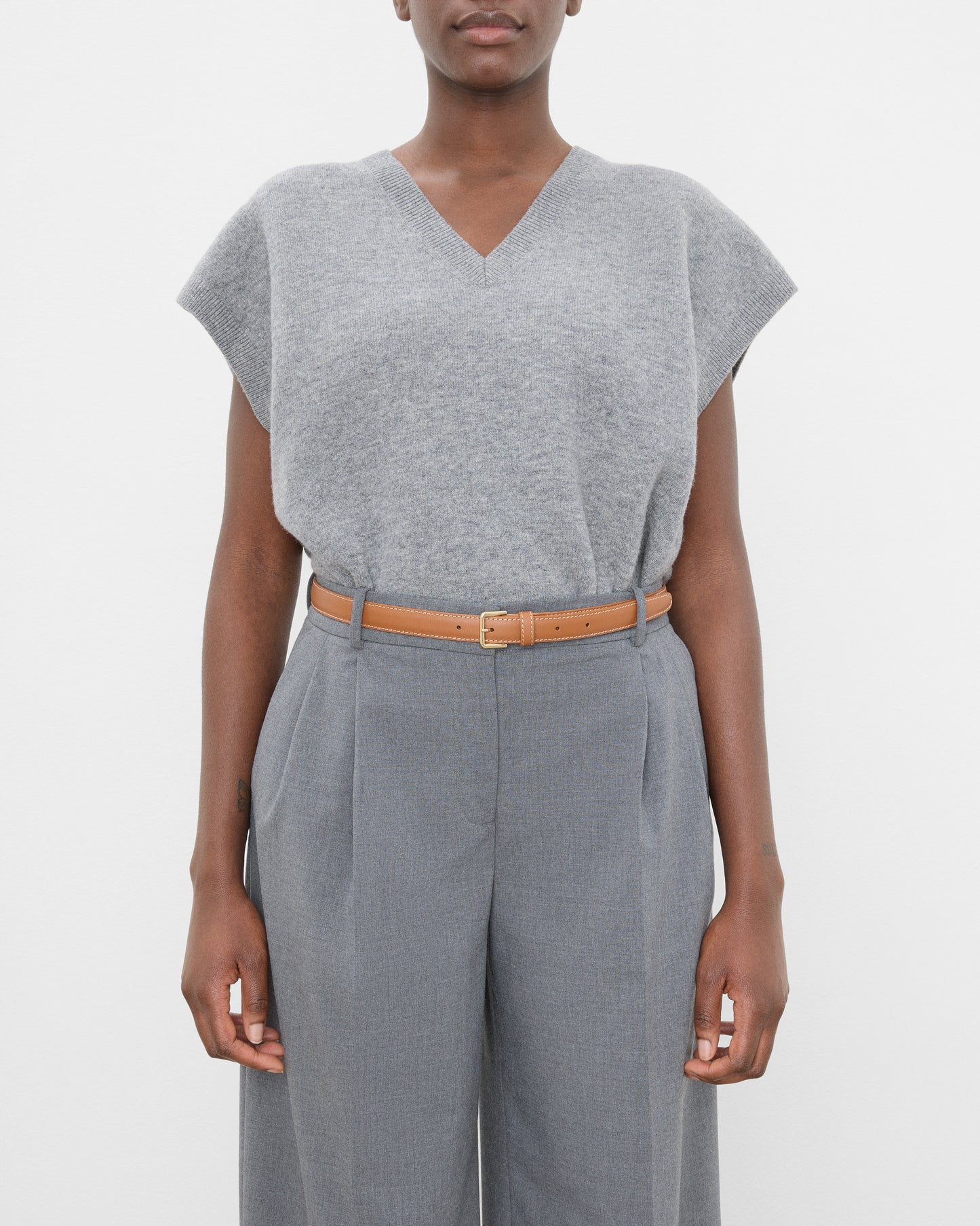 Barbara Belt Leather Cognac