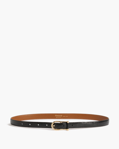 Betty Leather Snake Black 0430 1