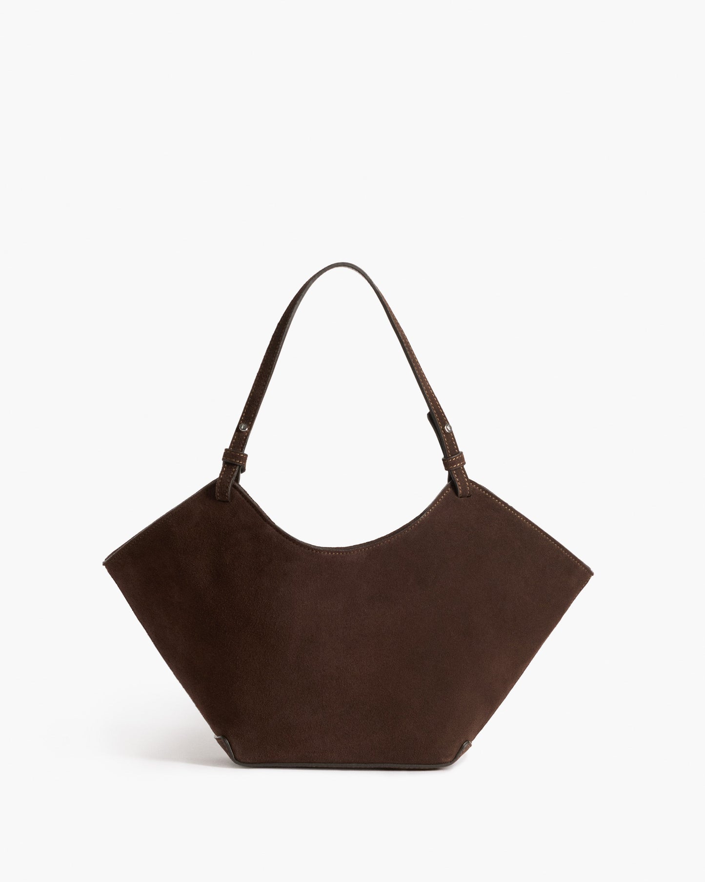 Dilba Mini Tote Bag Suede Chocolate