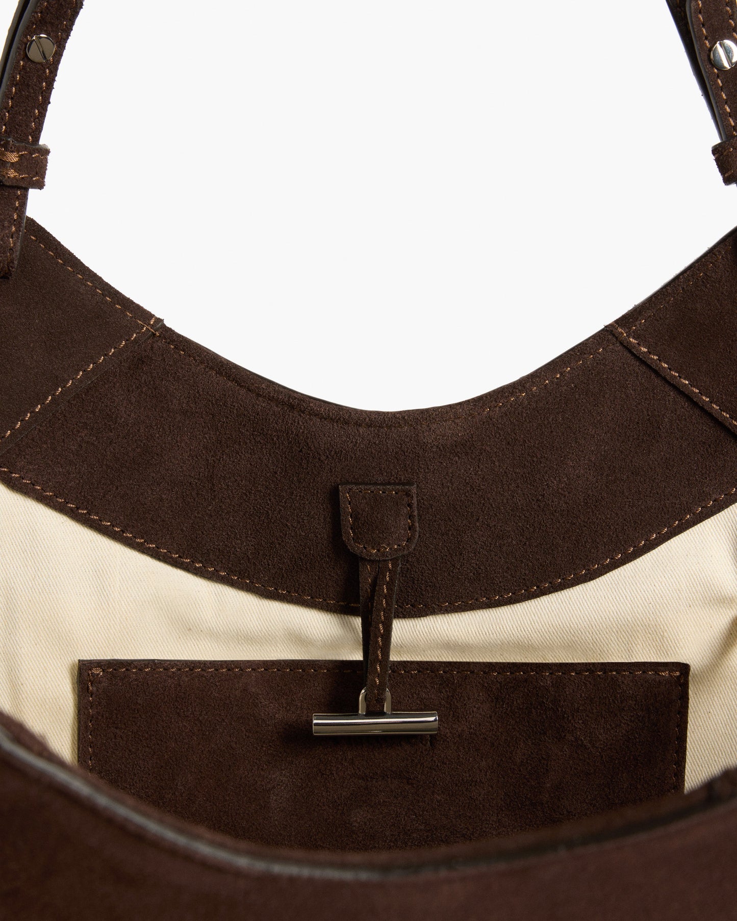 Dilba Mini Tote Bag Suede Chocolate