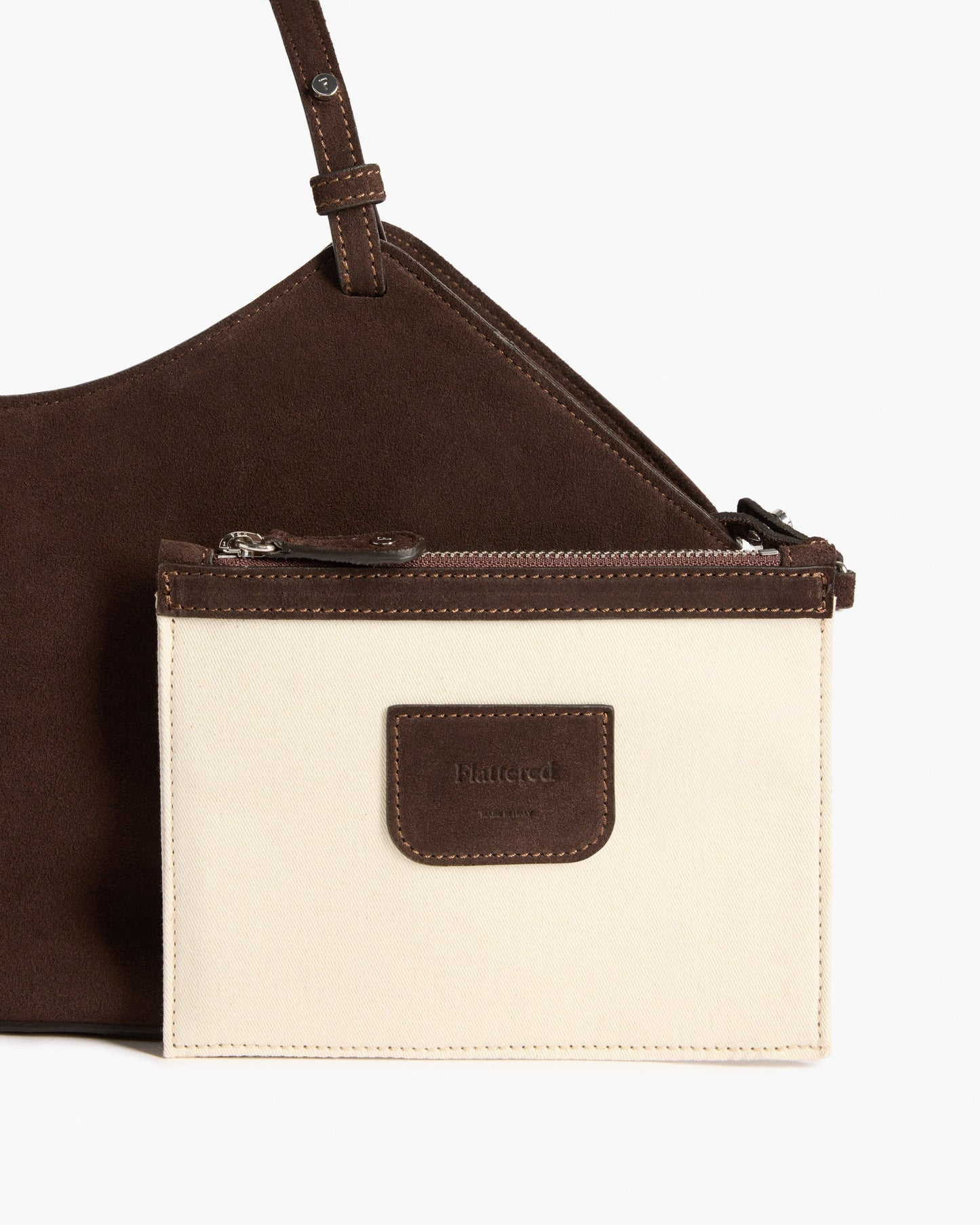 Dilba Mini Tote Bag Suede Chocolate