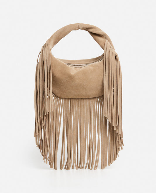 Agnes Mini Bag Suede Sand