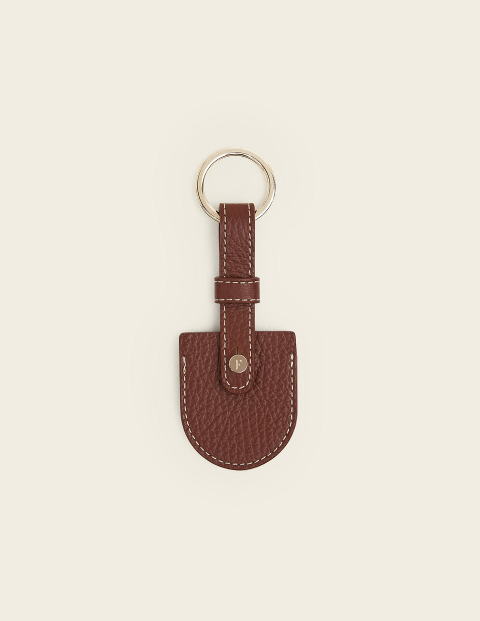Airy Keyring Leather Cognac
