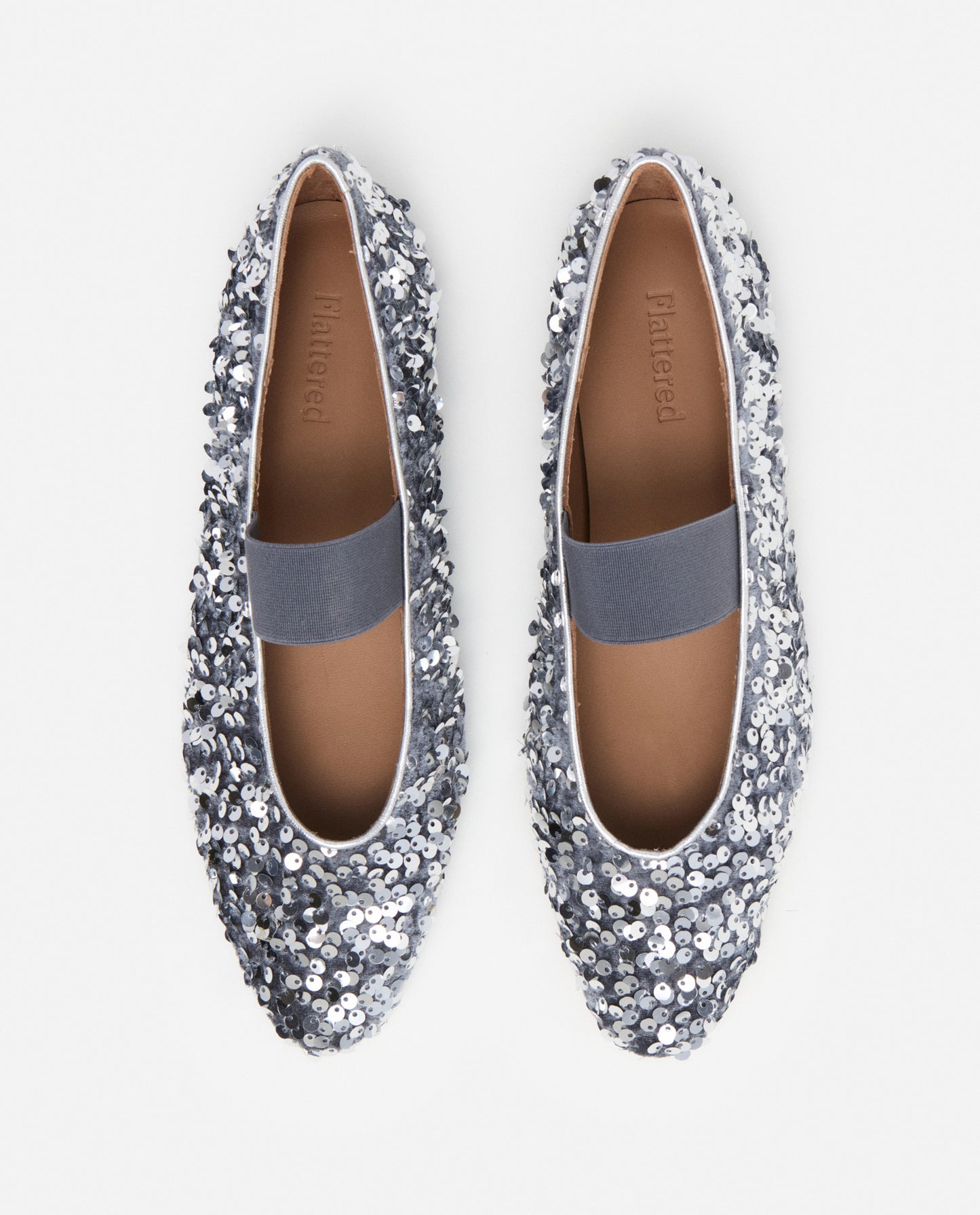 Bree Sequins Stone Grey