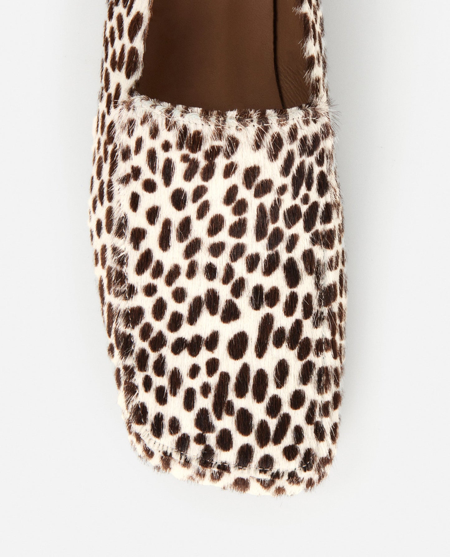 Ellis Leather Hair Chocolate Dot