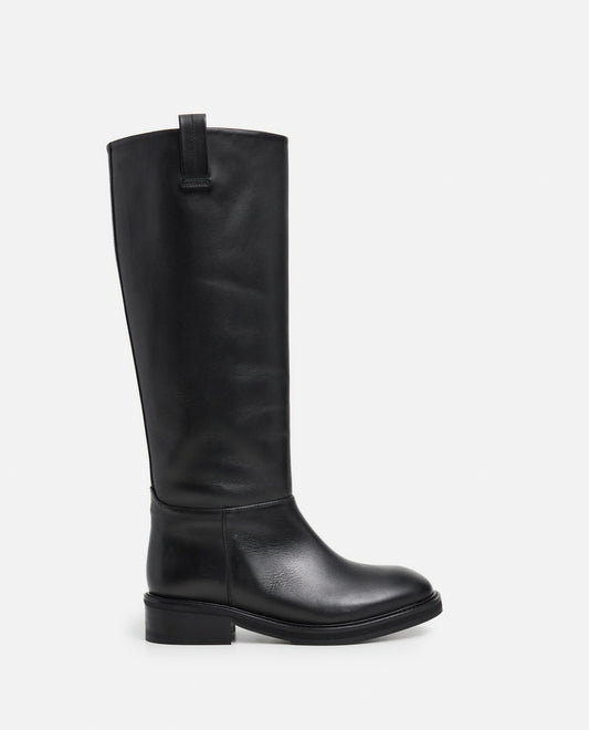 Frances Leather Black