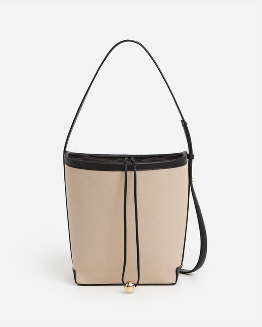 Ophelia Bucket Bag Linnen Natural