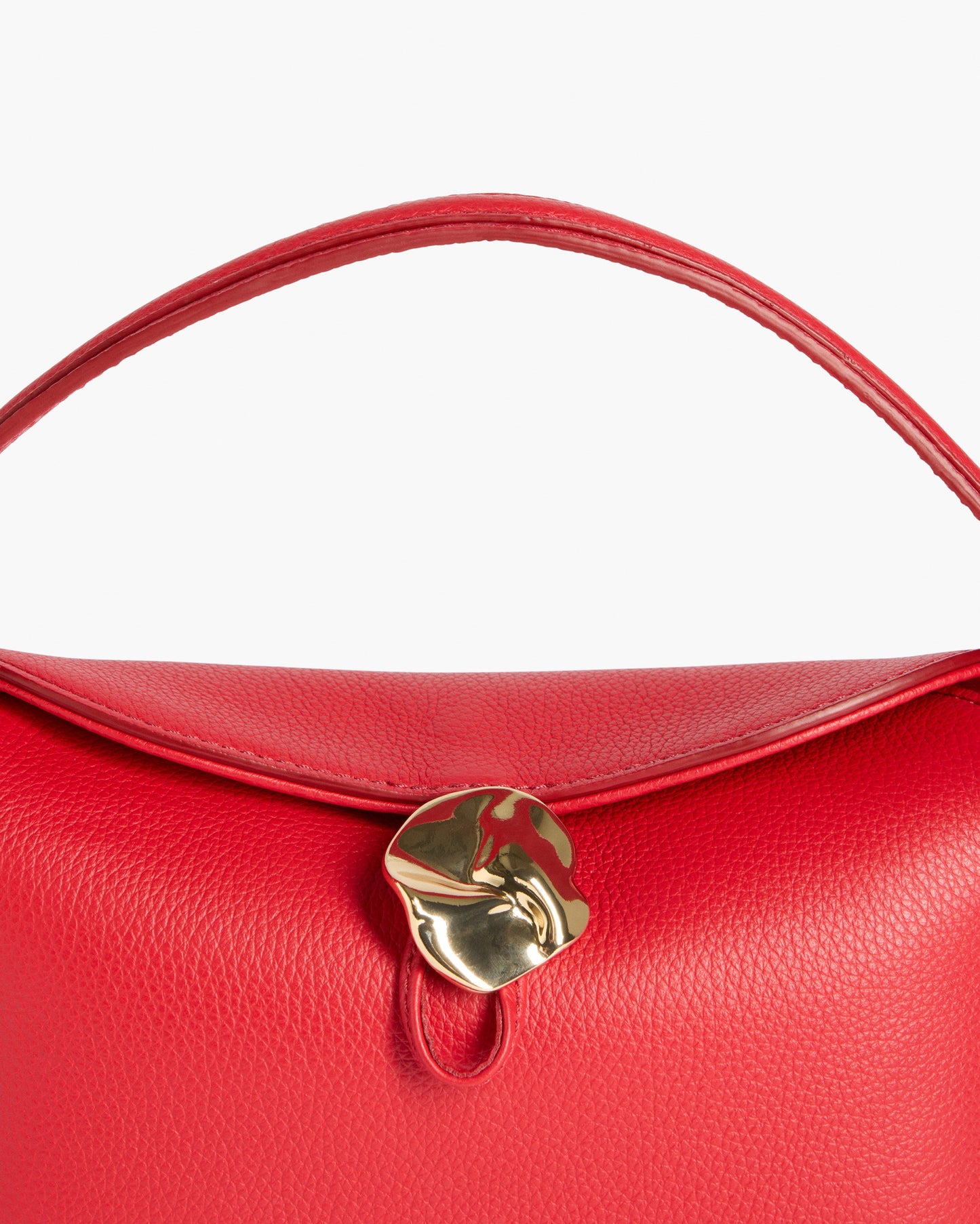Hanna Mini Bag Grained Leather Cherry