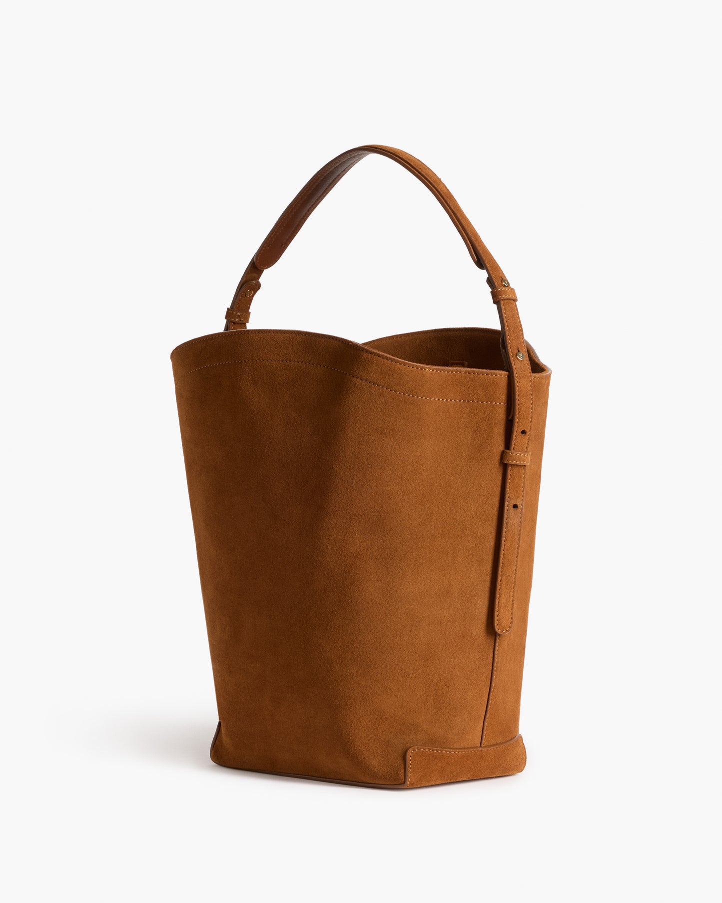 Joyce Handbag Suede Bourbon