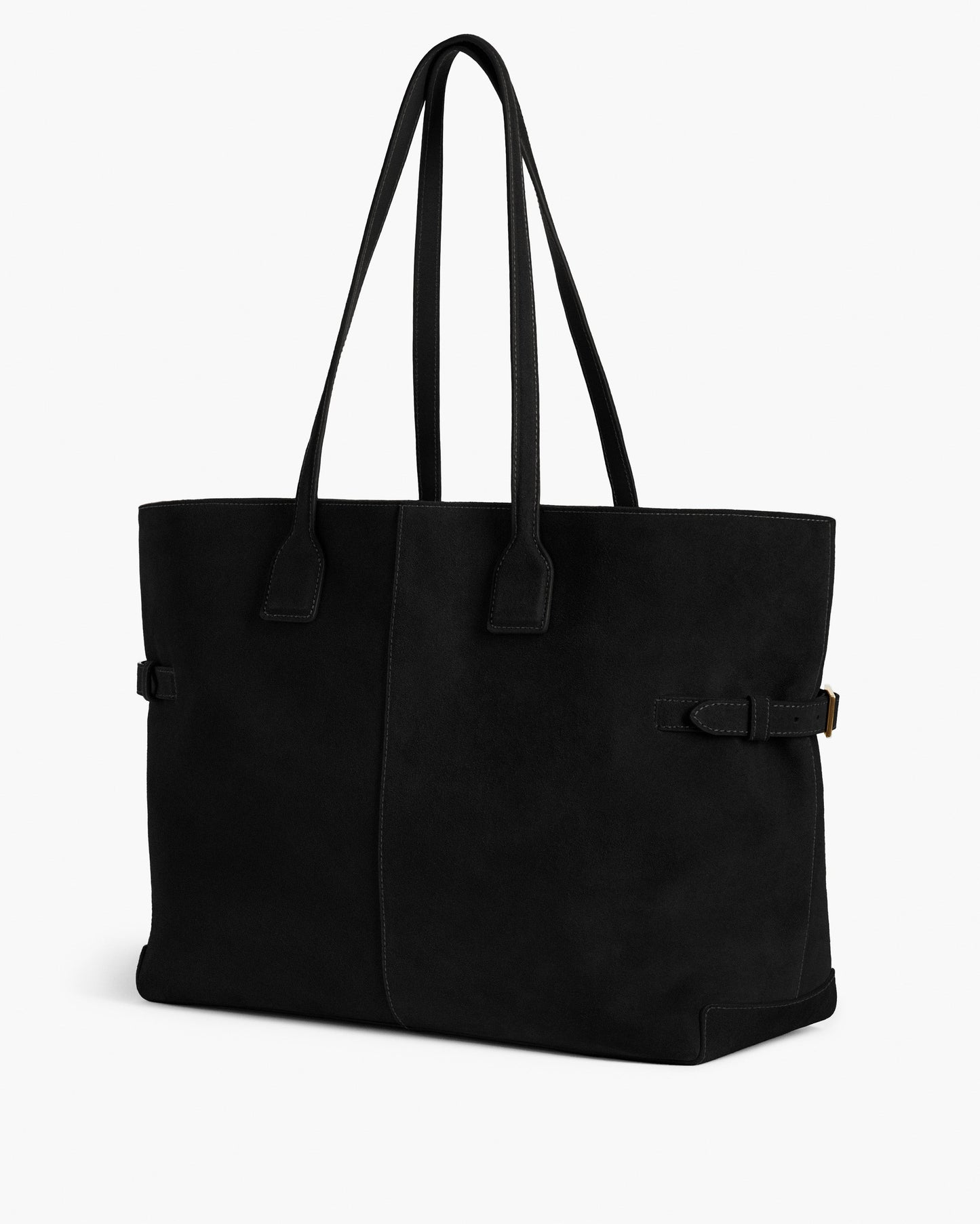 Lesley Tote Bag Suede Black