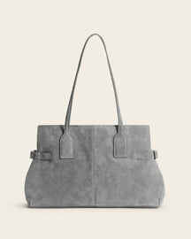 Lisa Bowler Bag Suede Stone Grey