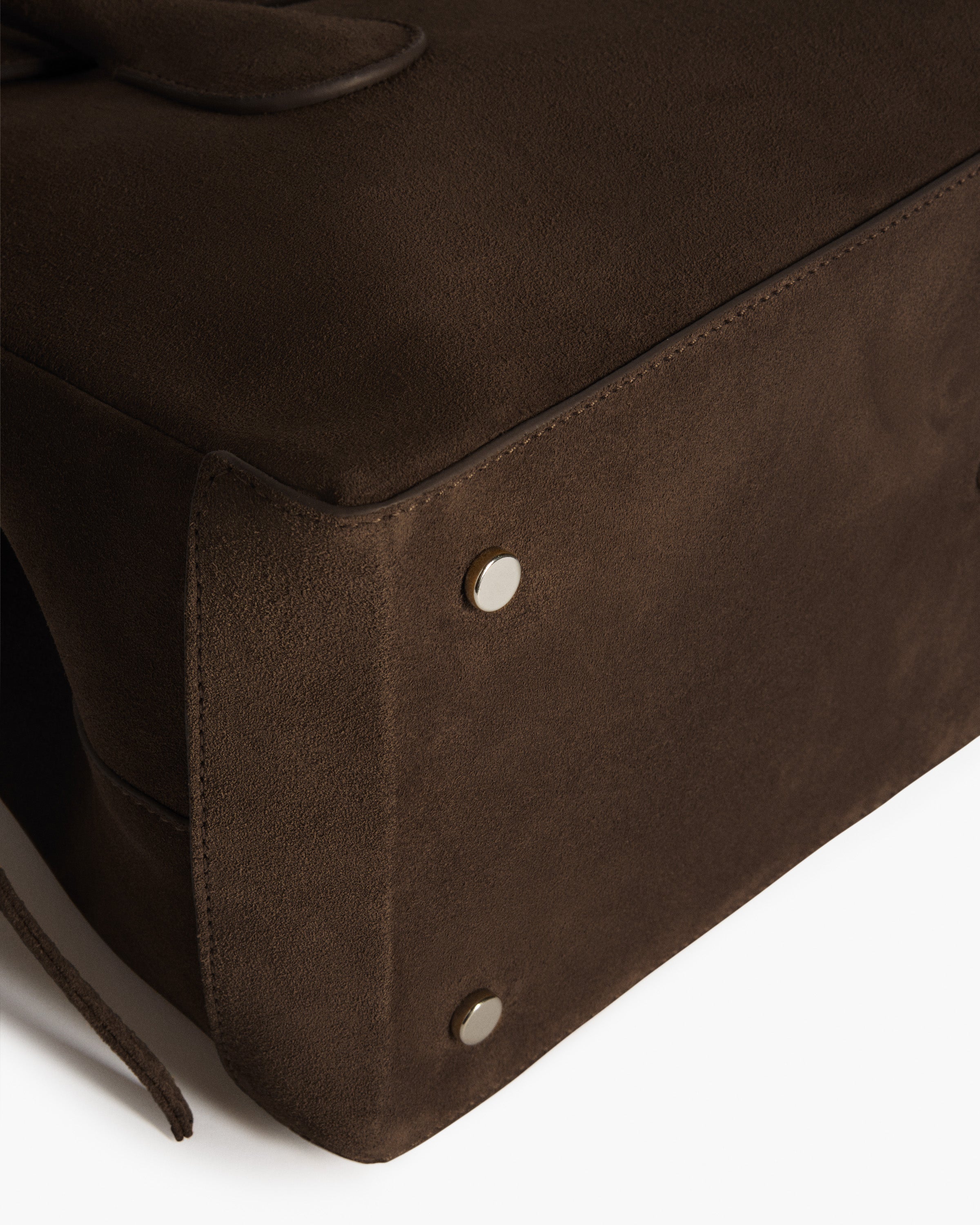 Lydia Tote Bag Suede Chocolate