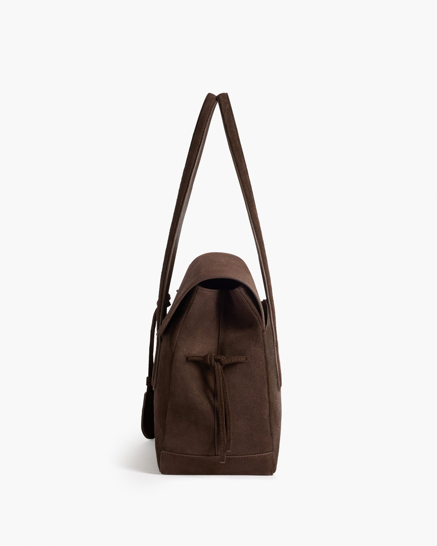 Lydia Tote Bag Suede Chocolate