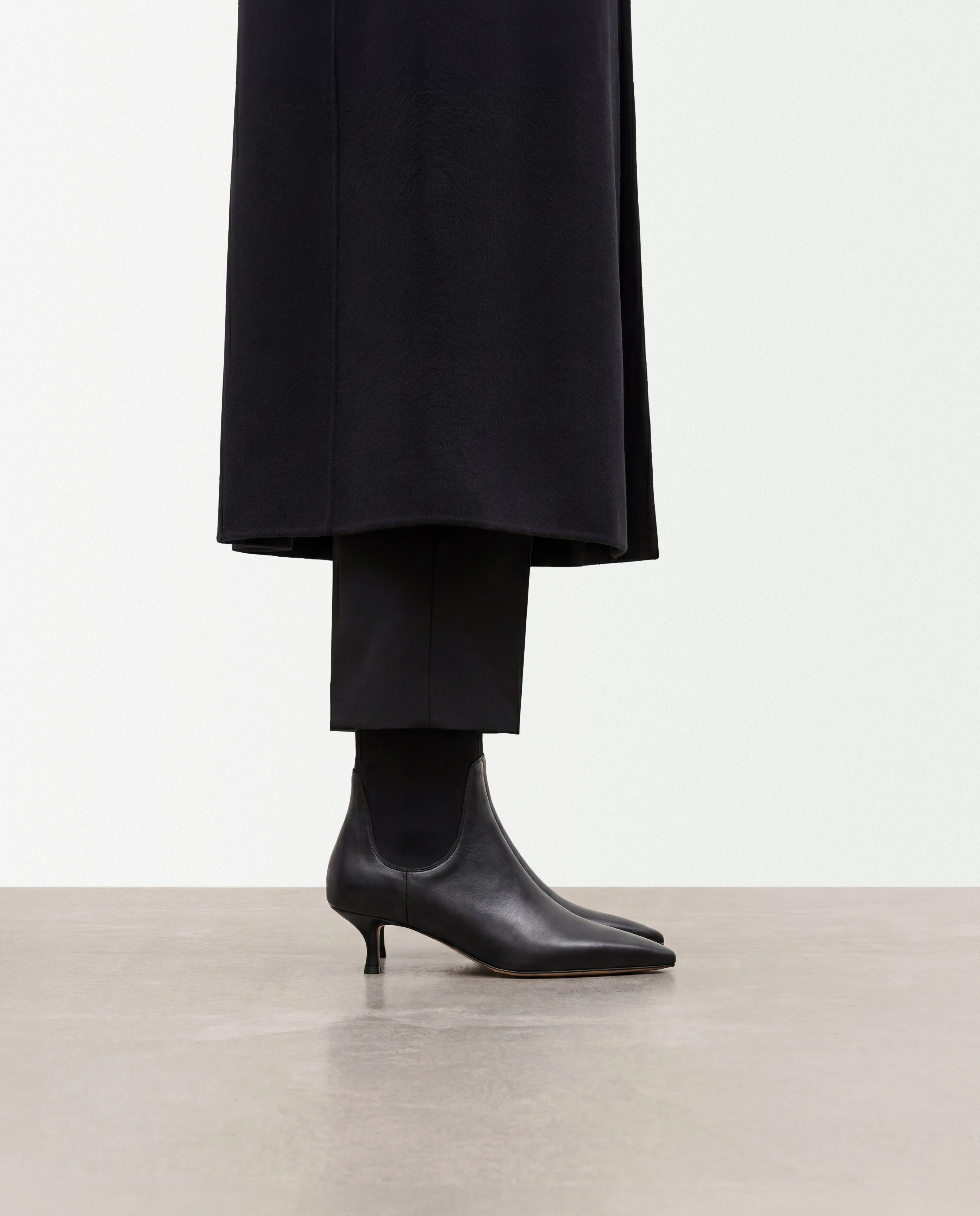 Monroe Leather Black